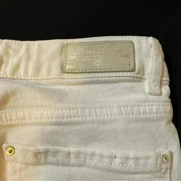 Zara Women Premium Denimwear Collection Jeans Off-white Color Size 2 - Picture 12 of 16